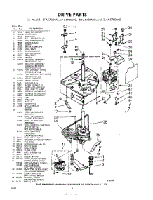 04 - Drive parts for Whirlpool Washer LFA5705W2 / from AppliancePartsPros.com