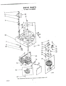 04 - Drive parts for Whirlpool Washer LHA5600W0 / from AppliancePartsPros.com