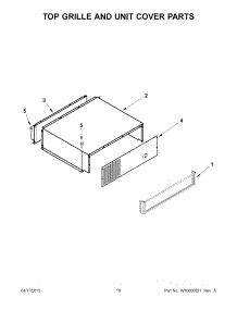 08 - Top Grille And Unit Cover Parts parts for Kitchenaid Refrigerator KBFO42FTX07 / from AppliancePartsPros.com