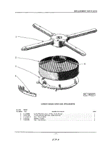 17 - Lower Wash Arm And Strainers parts for Kitchenaid Dishwasher KDI60A / from AppliancePartsPros.com