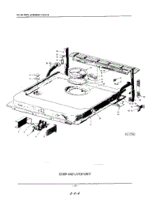 18 - Door And Latch parts for Kitchenaid Dishwasher KDI60A / from AppliancePartsPros.com