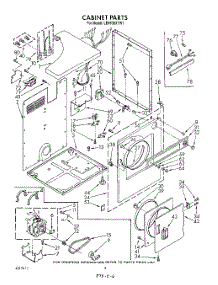 02 - Section parts for Whirlpool Dryer LE4930XTN1 / from AppliancePartsPros.com