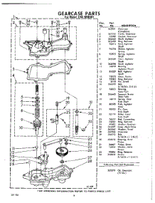 08 - Gear Case parts for Whirlpool Washer LHA5600W1 / from AppliancePartsPros.com