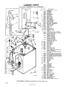 02 - Cabinet parts for Whirlpool Washer LDA5600W2 / from AppliancePartsPros.com