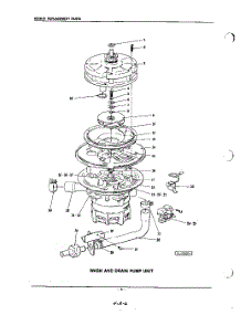 06 - Wash And Drain Pump parts for Kitchenaid Dishwasher KDIS21 / from AppliancePartsPros.com