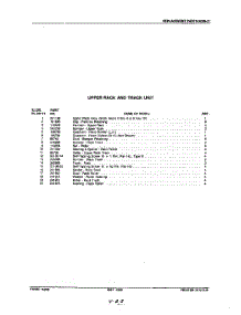 22 - Section parts for Kitchenaid Dishwasher KDIS21 / from AppliancePartsPros.com