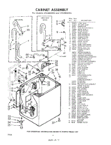02 - Cabinet parts for Whirlpool Washer LFA5800W0 / from AppliancePartsPros.com