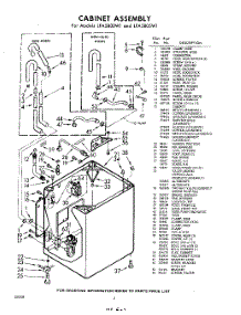 02 - Cabinet parts for Whirlpool Washer LFA5800W1 / from AppliancePartsPros.com