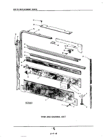16 - Trim And Channel parts for Kitchenaid Dishwasher KDP18 / from AppliancePartsPros.com