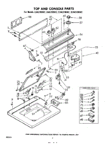 04 - Top And Console parts for Whirlpool Washer LHA5700W2 / from AppliancePartsPros.com