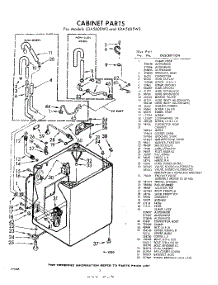 02 - Cabinet parts for Whirlpool Washer LDA5605W3 / from AppliancePartsPros.com