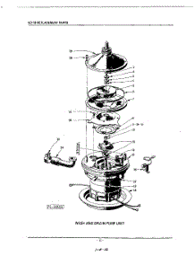 12 - Wash And Drain Pump parts for Kitchenaid Dishwasher KDP19 / from AppliancePartsPros.com
