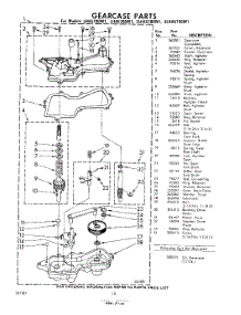 10 - Gear Case parts for Whirlpool Washer LHA5705W1 / from AppliancePartsPros.com