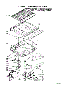 04 - Compartment Separator parts for Whirlpool Refrigerator ET18NKYZG00 / from AppliancePartsPros.com
