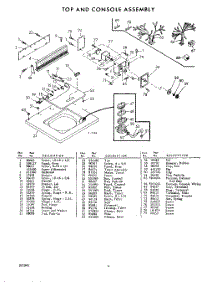 04 - Top And Console Assembly parts for Whirlpool Washer LSA3340W0 / from AppliancePartsPros.com