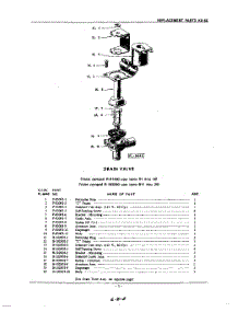 03 - Drain Valve parts for Kitchenaid Dishwasher KDR66 / from AppliancePartsPros.com