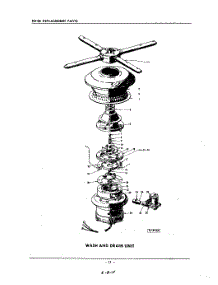 11 - Wash And Drain parts for Kitchenaid Dishwasher KDR66 / from AppliancePartsPros.com
