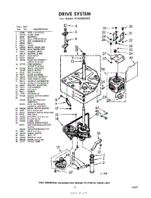 03 - Drive parts for Whirlpool Washer LFA6380W0 / from AppliancePartsPros.com