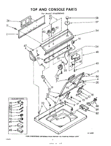 04 - Top And Console parts for Whirlpool Washer LFA6380W0 / from AppliancePartsPros.com
