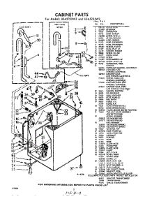 02 - Cabinet parts for Whirlpool Washer LDA5700W2 / from AppliancePartsPros.com