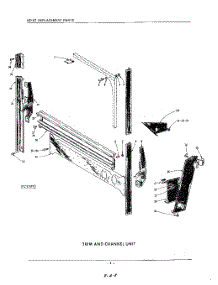 08 - Trim And Channel parts for Kitchenaid Dishwasher KDR67 / from AppliancePartsPros.com