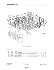 20 - Section parts for Kitchenaid Dishwasher KDR67 / from AppliancePartsPros.com
