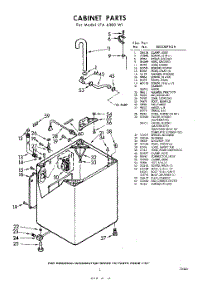02 - Cabinet parts for Whirlpool Washer LFA6380W1 / from AppliancePartsPros.com