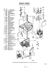 03 - Drive parts for Whirlpool Washer LFA6380W1 / from AppliancePartsPros.com