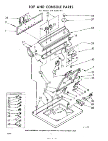 04 - Top And Console parts for Whirlpool Washer LFA6380W1 / from AppliancePartsPros.com