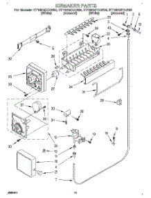 08 - Icemaker, Lit / Optional parts for Whirlpool Refrigerator ET18NMXAN00 / from AppliancePartsPros.com
