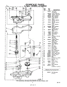 09 - Gear Case parts for Whirlpool Washer LHA5800W1 / from AppliancePartsPros.com