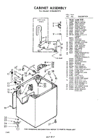 02 - Cabinet parts for Whirlpool Washer LFA6480W0 / from AppliancePartsPros.com