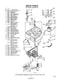 03 - Drive parts for Whirlpool Washer LFA6480W0 / from AppliancePartsPros.com