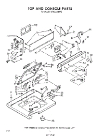 04 - Top And Console parts for Whirlpool Washer LFA6480W0 / from AppliancePartsPros.com
