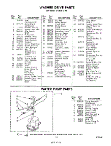 13 - Water Pump parts for Whirlpool Washer Dryer Combo LT5000XLW0 / from AppliancePartsPros.com