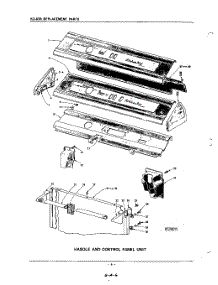 06 - Handle And Controls parts for Kitchenaid Dishwasher KDR67B / from AppliancePartsPros.com