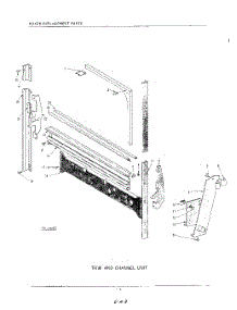 08 - Trim And Channel parts for Kitchenaid Dishwasher KDR67B / from AppliancePartsPros.com