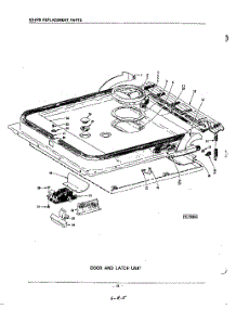 19 - Door And Latch parts for Kitchenaid Dishwasher KDR67B / from AppliancePartsPros.com