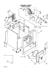 03 - Section parts for Whirlpool Dryer LE5200XTN1 / from AppliancePartsPros.com