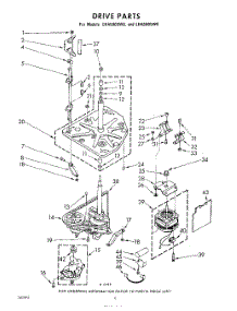 06 - Drive parts for Whirlpool Washer LHA5805W0 / from AppliancePartsPros.com