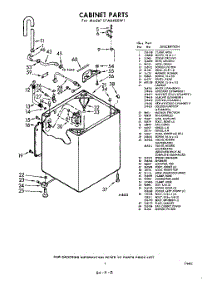 02 - Cabinet parts for Whirlpool Washer LFA6480W1 / from AppliancePartsPros.com