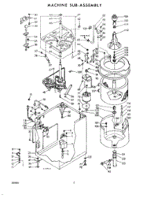02 - Machine Sub-Assembly parts for Whirlpool Washer LSA7805W1 / from AppliancePartsPros.com