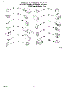07 - Wiring Harness parts for Whirlpool Washer LLR6144BW1 / from AppliancePartsPros.com