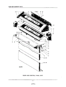 06 - Door And Control Panel parts for Kitchenaid Dishwasher KDR68 / from AppliancePartsPros.com