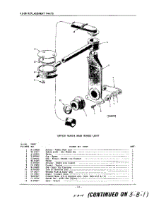 14 - Upper Wash And Rinse parts for Kitchenaid Dishwasher KDR68 / from AppliancePartsPros.com