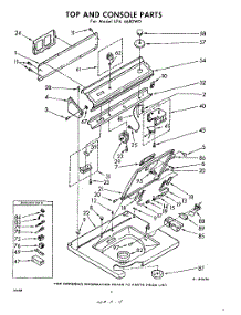 04 - Top And Console parts for Whirlpool Washer LFA6680W0 / from AppliancePartsPros.com