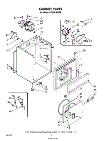 04 - Cabinet parts for Whirlpool Dryer LG5601XKW0 / from AppliancePartsPros.com