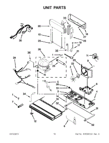05 - Unit Parts parts for Kitchenaid Refrigerator KFIV29PCMS00 / from AppliancePartsPros.com