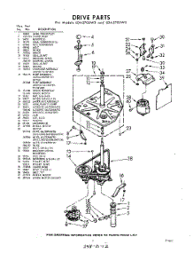 03 - Drive parts for Whirlpool Washer LDA5705W3 / from AppliancePartsPros.com