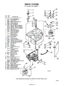 03 - Drive parts for Whirlpool Washer LFA6680W1 / from AppliancePartsPros.com